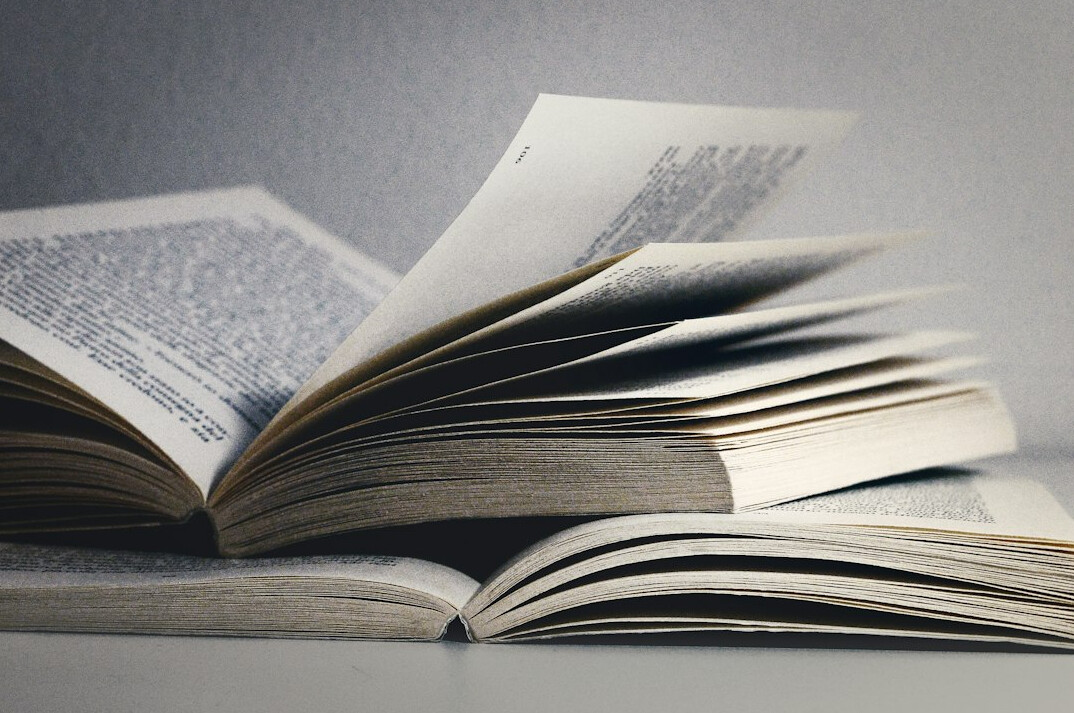 book pages turning